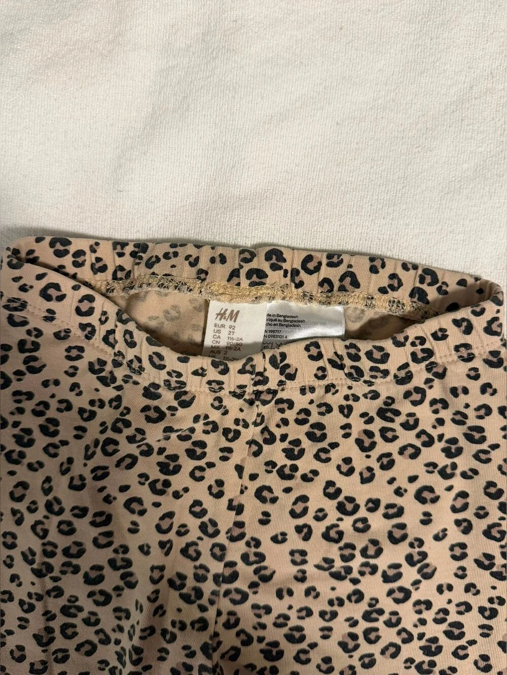 H&M dress black print